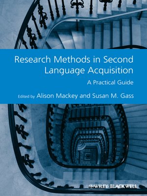 cover image of Research Methods in Second Language Acquisition